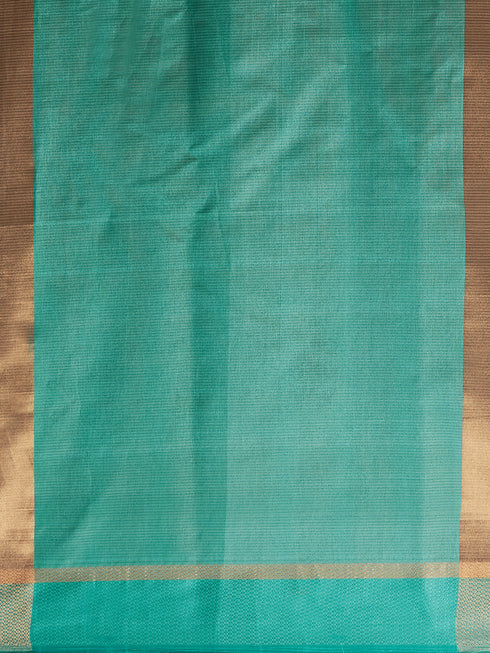 Cotton Woven Traditional Saree with Blouse Piece