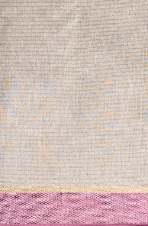 Cotton Woven Traditional Saree with Blouse Piece