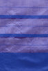 Magenta And Blue Cotton Checks Printed Traditional Saree With Blouse Piece