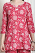 Pink & White Pure Cotton Printed Co-ords