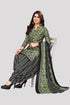 Pista Green Cotton Blend Printed Unstitched Salwar Suit Material