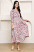 Pink Petal Jaipuri Printed Western Dress