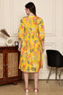 Floral Sunshine Cotton Jaipuri Printed Dress