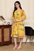 Floral Sunshine Cotton Jaipuri Printed Dress