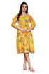 Floral Sunshine Cotton Jaipuri Printed Dress