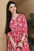 Red Rose Reverie Pure Cotton Jaipuri Printed Western Dress