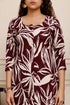 Maroon Muse Cotton Botanical Floral Printed Kurta With Pant