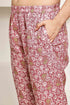 Stylish pink Jaipuri Printed Kurta With Pant