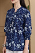 Blue Petal Chic Cotton Jaipuri Printed Short Top
