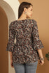 Multicolor Pure Cotton Floral Printed Short Top