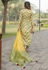 Yellow & Green Pure Cotton Jaipuri Printed And Embroidered Kurta Set With Dupatta