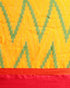 Yellow And Red Kota Silk Jamdani Printed Traditional Saree With Blouse Piece
