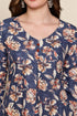 Blue Blossom Floral Printed Kurta & Pant with Dupatta