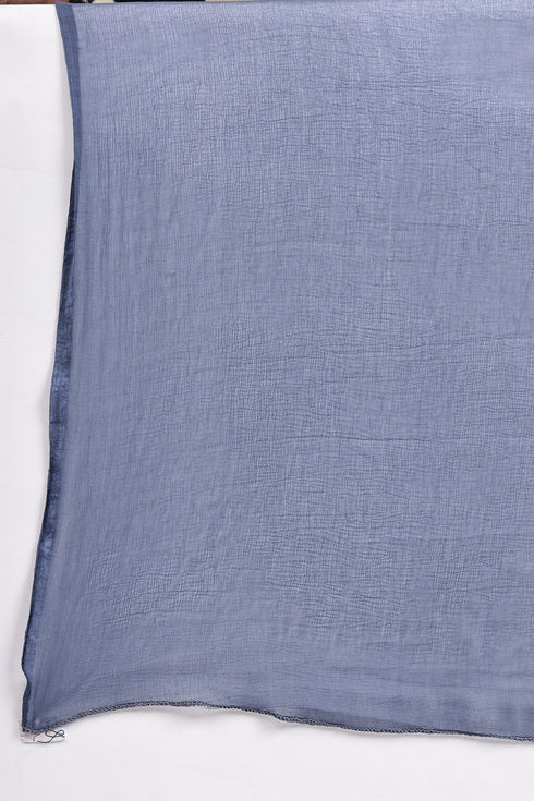 Blue Blossom Floral Printed Kurta & Pant with Dupatta