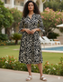 Floral Elegance Pure Cotton Jaipuri Printed Western Dress