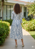 Serene Petal Pure Cotton Jaipuri Printed Western Dress