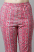 Women Pink Pure Cotton Hand work Kurta & Pant With Dupatta