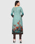 Pista Green Cotton Blend Printed Unstitched Salwar Suit Material