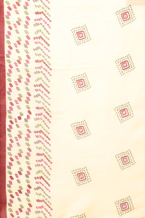 Maroon Cotton Blend Printed Ready to Wear Patiala Salwar Suit