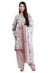 White Cotton Blend Printed Ready to Wear Patiala Salwar Suit