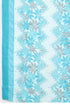 Turquoise & White Cotton Blend Printed Ready to Wear Patiala Salwar Suit