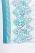 Turquoise & White Cotton Blend Printed Ready to Wear Patiala Salwar Suit