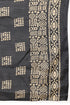Beige & Black Cotton Blend Printed Ready to Wear Patiala Salwar Suit
