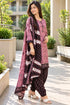 Dusty Pink Cotton Blend Printed Ready to Wear Patiala Salwar Suit