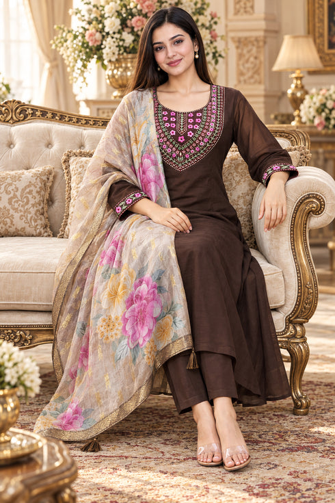Rajnandini-Women's-Mul-Chanderi-with-Inner-Resham-Thread-Embroidered-A-Line-Kurta-&-Pant-With-Dupatta-ST323BW0826
