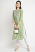 Chanderi Viscous Embroidered Kurti