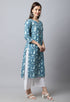 Pure Cambric Cotton Jaipuri Printed Kurti