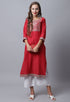 Cotton Silk Heavy Embroidery Kurti