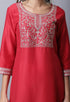 Cotton Silk Heavy Embroidery Kurti