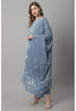 Pure Cotton Jaipuri Printed & Embroidered Kurta Set With Dupatta