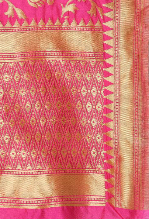 Blue Silk Blend Jaccquard Woven Salwar Suit Material