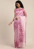 Light Purple Organza Printed Traditional Saree