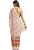 Pink & Green kota Doria Cotton Printed Traditional Saree