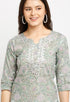 Light Green Pure Cambric Cotton Floral Printed Kurta Set With Dupatta