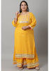 Pure Cotton Lurex Embroidered Kurta Set With Dupatta
