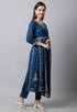Rayon Slub Embroidered Kurta Set With Dupatta