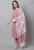 Pure Cotton Hand work Kurta Set With Dupatta