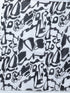 Black Cotton Blend Printed Plus Size Ready to Wear Patiala Salwar Suit