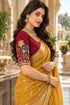 Maroon Lycra Readymade Embroidered Blouse For Women