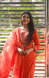 Pure Cambric Cotton Jaipuri Printed & Embroidered Kurta Set With Dupatta