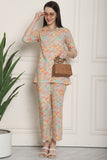 Rayon Floral Printed Co-ords Set