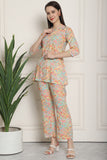 Rayon Floral Printed Co-ords Set