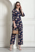 Turquoise Blue Pure Cotton Printed Co-ords