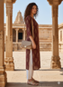 Brown Pure Cotton Jaipuri Floral Printed Kurti