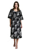 Classic Floral Harmony Pure Cotton Jaipuri Printed Western Dress