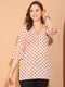 White Pure Cotton Floral Printed Tunic